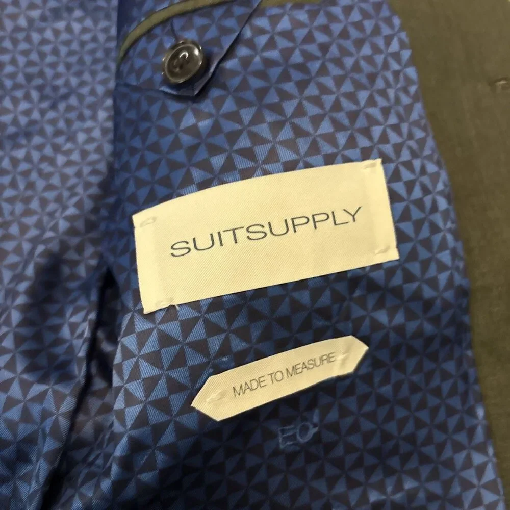 SUITSUPPLY Lazio Green Wool Blazer Sport Coat Jacket 32R Plus Pants 31x31 - Picture 13 of 16